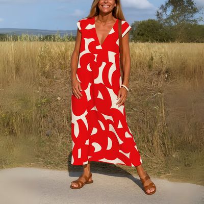Maire | V‑aukkoinen mekko