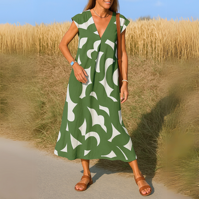 Maire | V‑aukkoinen mekko