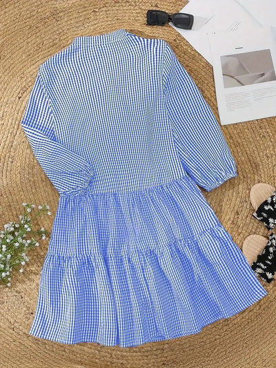 Adriana | Gingham Unelma Mekko