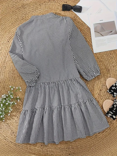 Adriana | Gingham Unelma Mekko