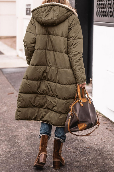 Katri | Luxe Käännettävä Sherpa Takki