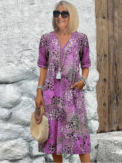 Christine | Elävä Mid-Length Mekko