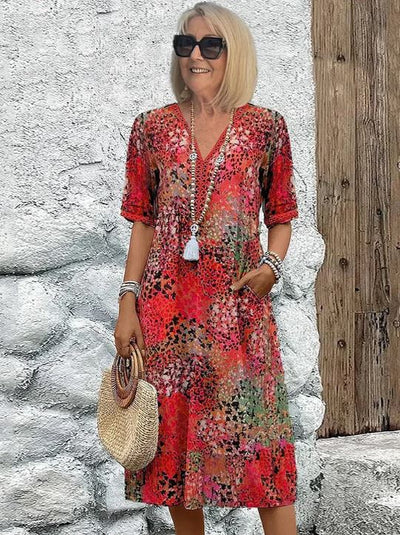 Christine | Elävä Mid-Length Mekko