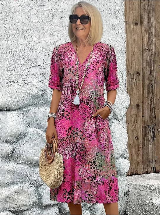Christine | Elävä Mid-Length Mekko