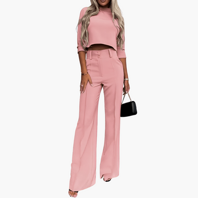 Tyyne | Naisten tyylikäs crop top -setti