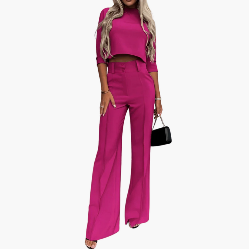 Tyyne | Naisten tyylikäs crop top -setti