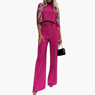 Tyyne | Naisten tyylikäs crop top -setti