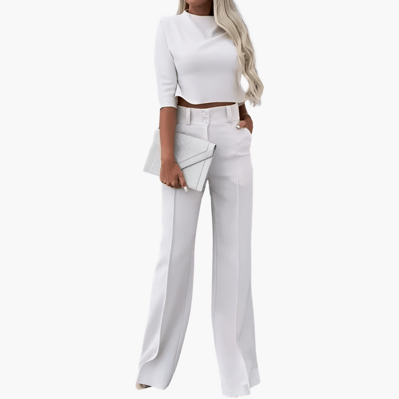 Tyyne | Naisten tyylikäs crop top -setti