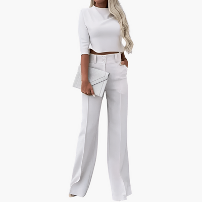 Tyyne | Naisten tyylikäs crop top -setti