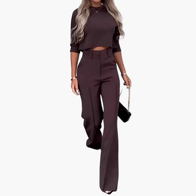 Tyyne | Naisten tyylikäs crop top -setti