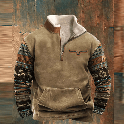 Noel | Graphic Zip-Up Sweatshirt for Men
