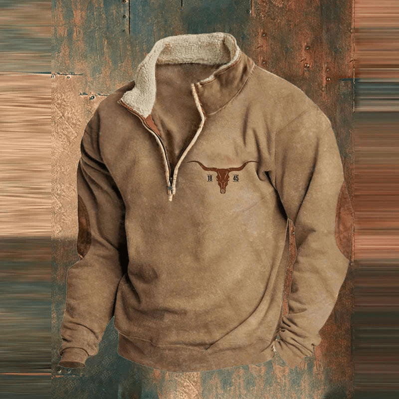 Noel | Graphic Zip-Up Sweatshirt for Men