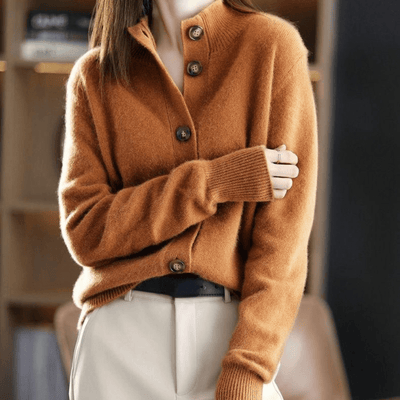 Anny | Ylellinen Kashmir-neulecardigan
