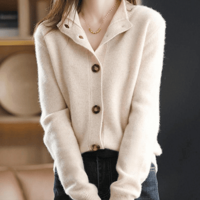 Anny | Ylellinen Kashmir-neulecardigan